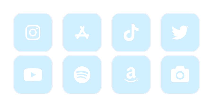 Light blue App Icon Pack[b0mUdS56JbobUNPSWugC]