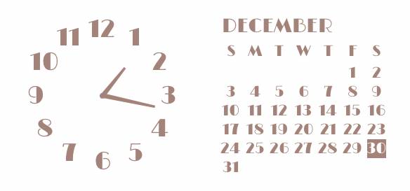 calendar Horloge Idées de widgets[tvowaWQKCFrKaQ7d4dGO]
