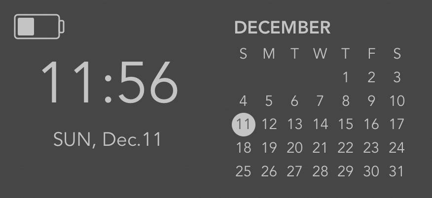 時計とカレンダー Kalender Widget-Ideen[jvrn2kyk9sM8Sern98dZ]