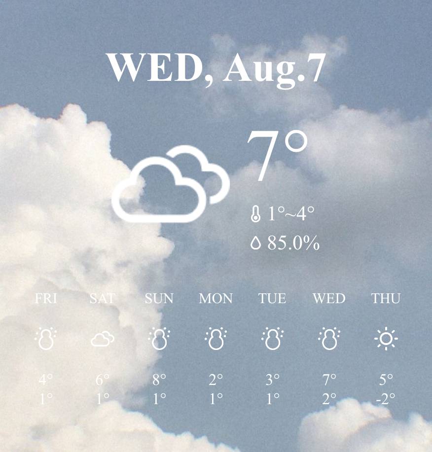 Weather Widget ideas[46xisN3aGB4gtggorBYt]