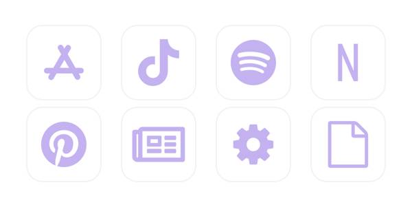 紫 Pacchetto icone app[6yyeWTJtL349xhiOhQgq]