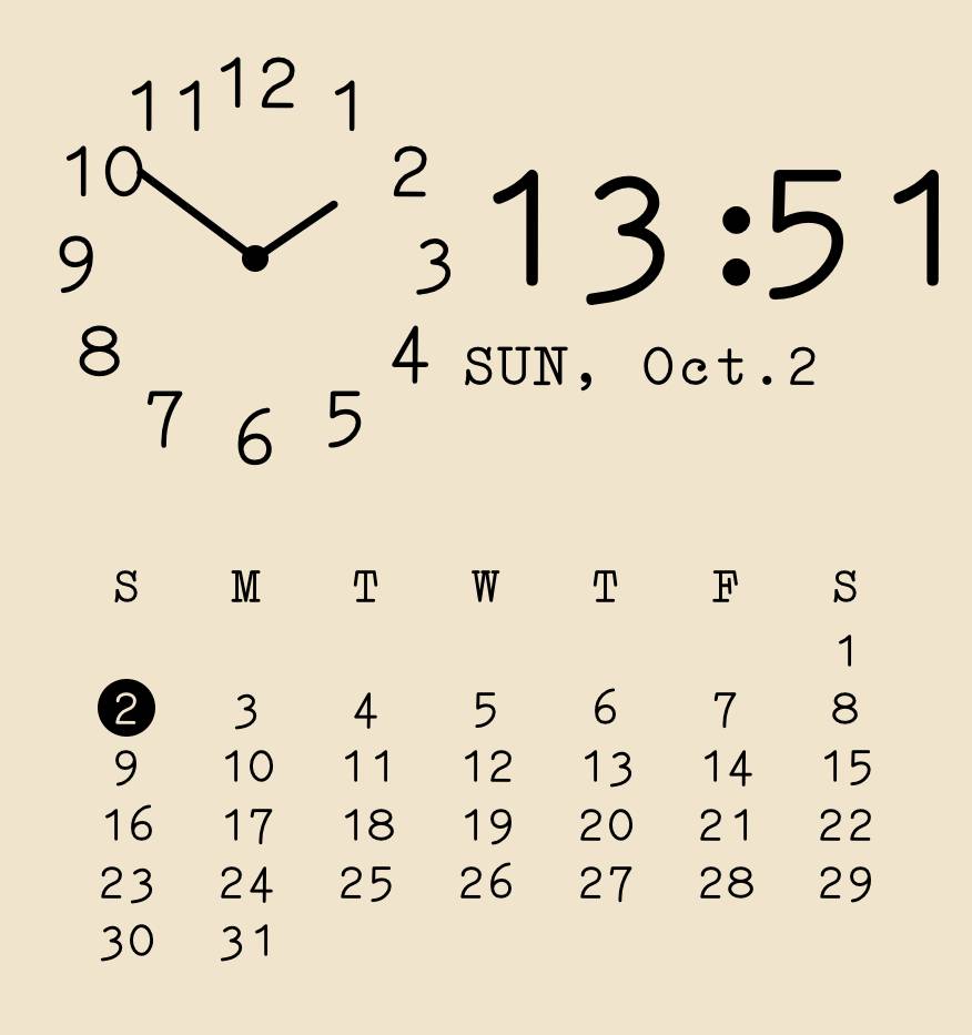 カレンダー Reloj Ideas de widgets[TM7IlSCjSP6iBICtxxgB]