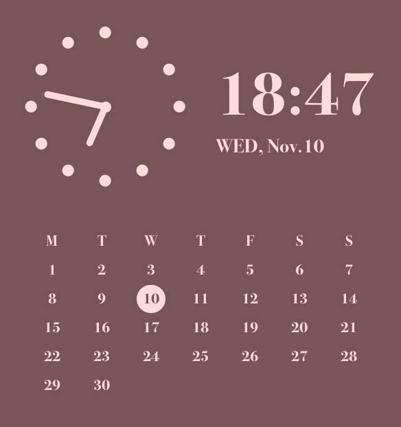 Kalender Orologio Idee widget[6aGc9VIAhh3UE55znXiP]