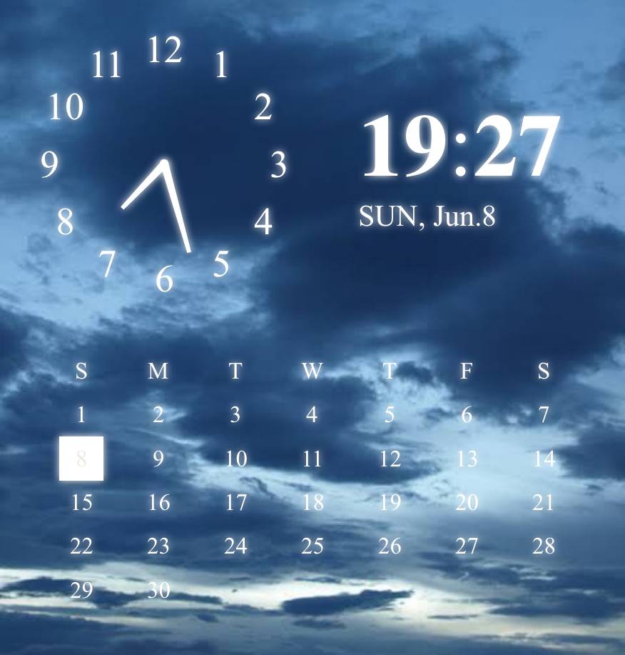 Simple Clock Widget ideas[5TZeNRI5Biw5UmY6IuwR]