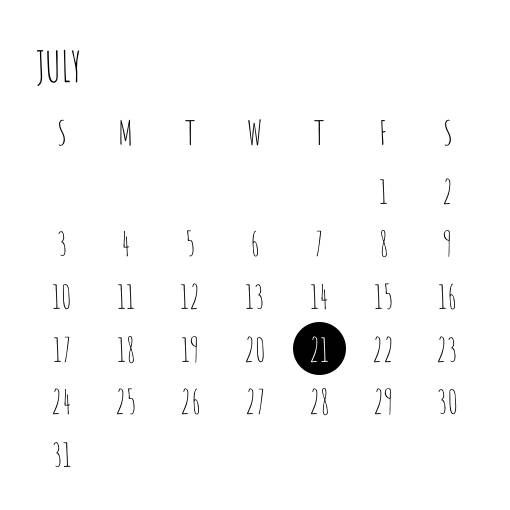 可愛いカレンダー Kalendar Idea widget[vy3IXimEW0vIMwsofnLT]