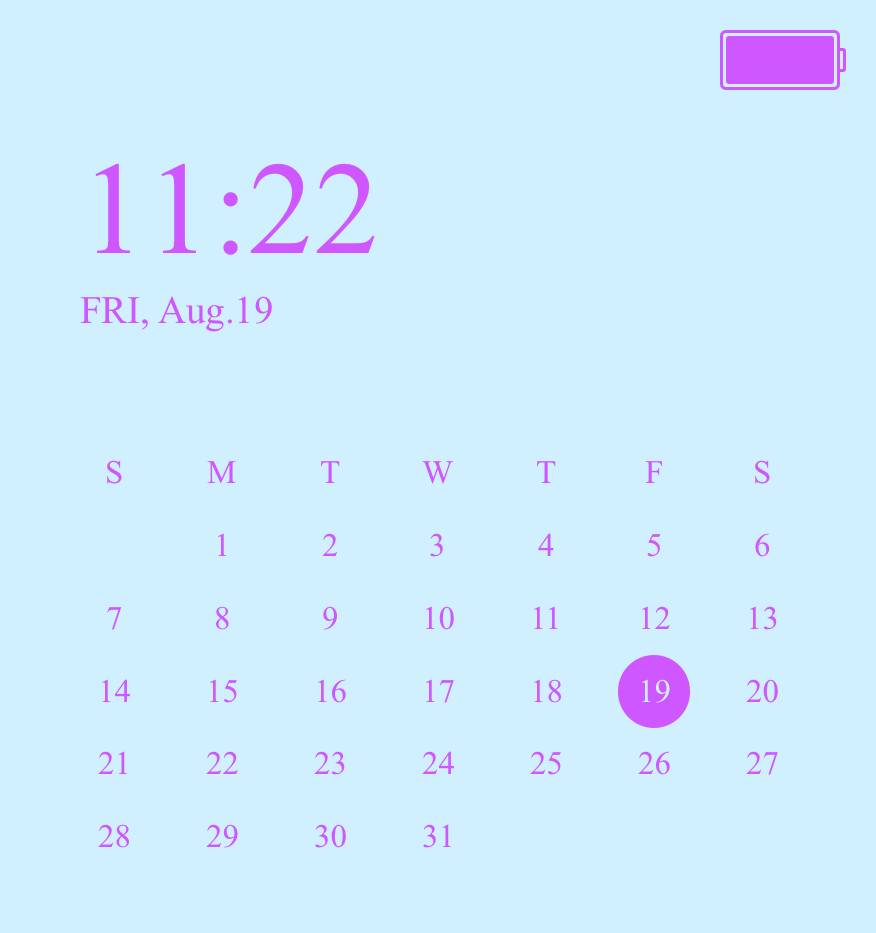 カレンダー 時計Ημερολόγιο Ιδέες για widget[a58QnKYFRQTIW4s6bYdh]