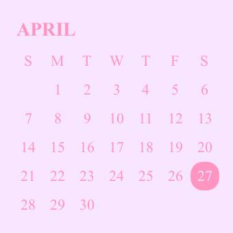 Calendar Widget ideas[buaRwNil2XYruT1XacqD]