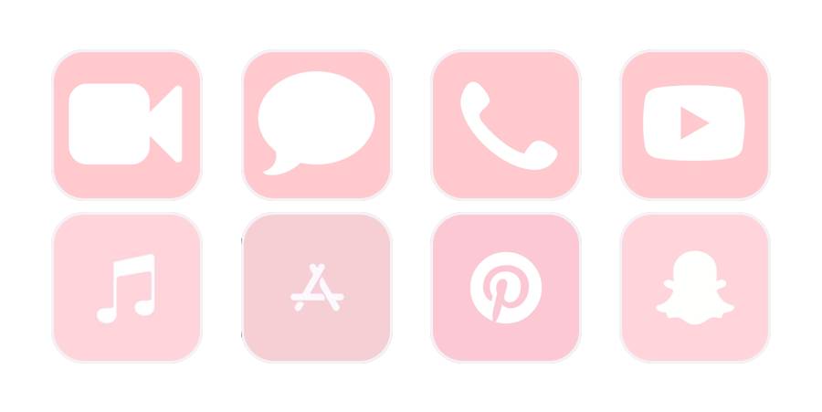 pink icons Sovelluskuvakepaketti[wQufGQggEY4TXzklEpab]