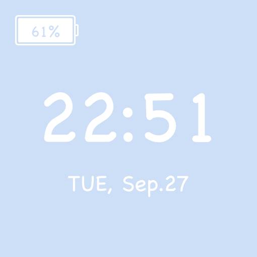 時計 Time Widget ideas[bzOnrLFM7hP3MMN1tnEW]