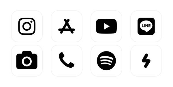 シンプル App Icon Pack[uruN3duitujHVQnon0FF]