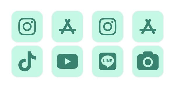グリーン App Icon Pack