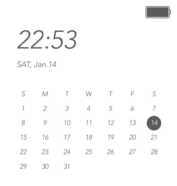 Calendario Ideas de widgets[qKSfIscsEJPicaOaGFxk]