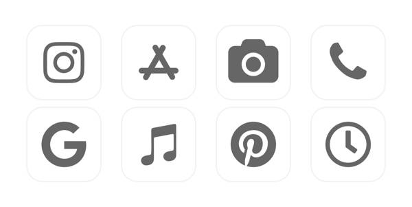 Gris Paquete de iconos de aplicaciones[nXd72pHQfBT4r1fy1Igu]