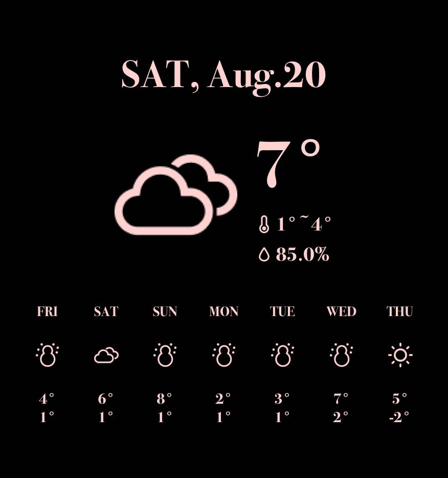 Tiempo Ideas de widgets[mmuYk3RtqVwcoidgwdON]