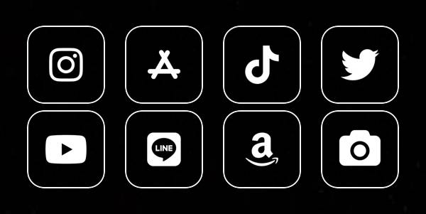 Nero Pacchetto icone app[IYdHGBqjGplqtTSrpL1a]