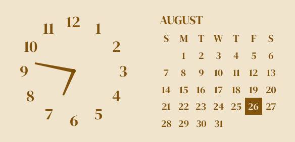 カレンダー Clock Widget ideas[vurc1vCTS02iDjTjHI4B]
