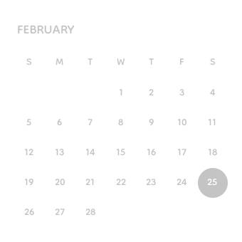 白 シンプル Kalender Widget-ideeën[fwKGBiwY1MDLaAPlCUGp]