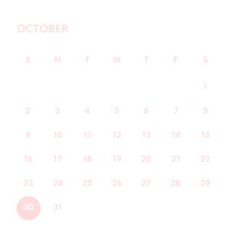 Calendario Ideas de widgets[ZBkXth5Y9R8ZjSoLJnZZ]