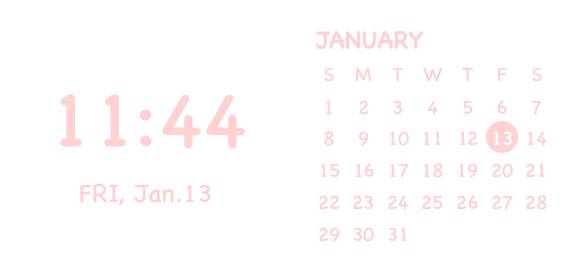 時間と日付カレンダーウィジェット[NqcrrpxJk9yzWxryEM5U]
