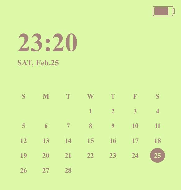 Kalendar Idea widget[6J6N9KHMx5ktS9QUoxgM]
