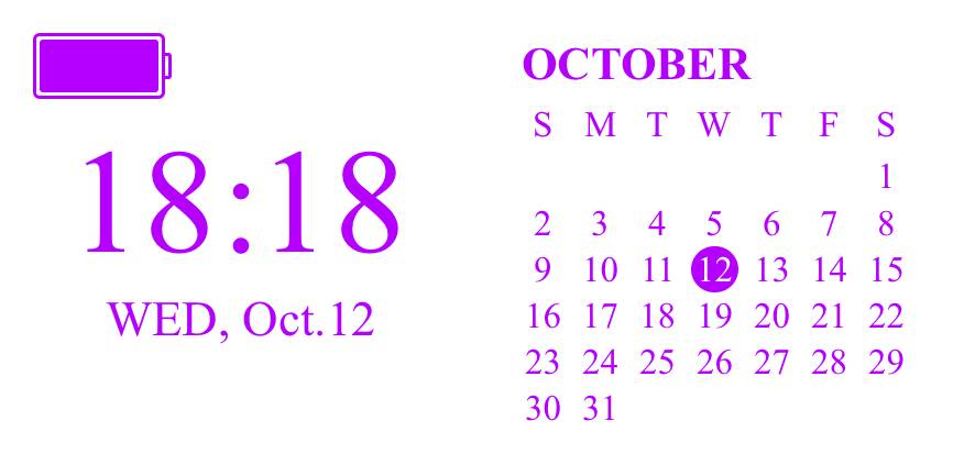 タイム／カレンダー／バッテリーCalendar Widget ideas[60nuRayZDTIqaTJO3rxi]