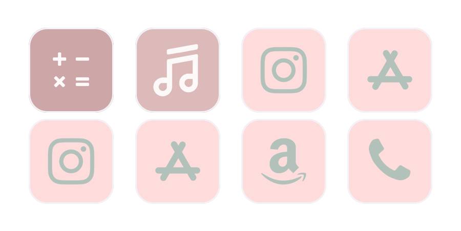 rose teal minimal Pacote de ícones de aplicativos[x0SWJqIpstbqMwDMGQzG]