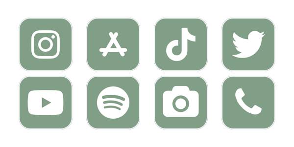 green Pacchetto icone app[pYUjpLyAGF7hXceUcZWx]