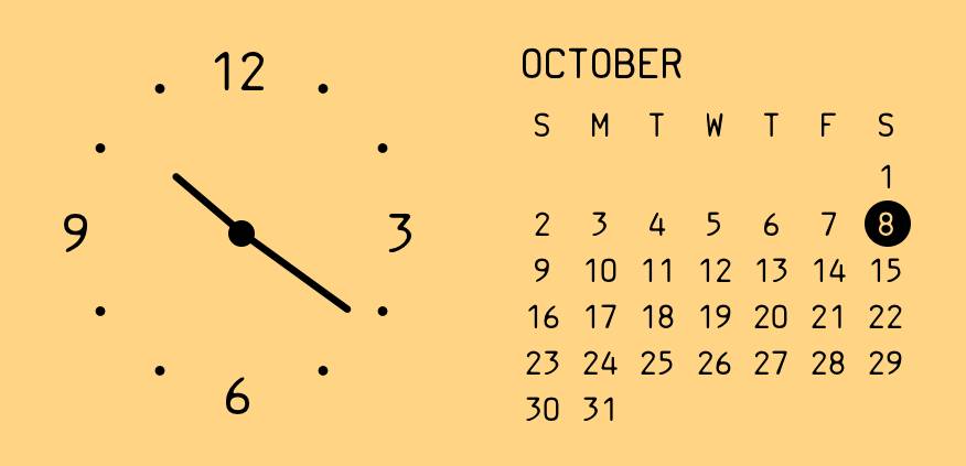 calendarRelógio Ideias de widgets[BeSle4DvEvgYBQqbSvJo]