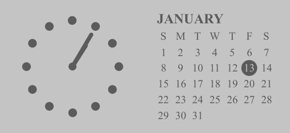 calendar Clock Widget ideas[a9UTmZ1czhRmx6weFWKh]