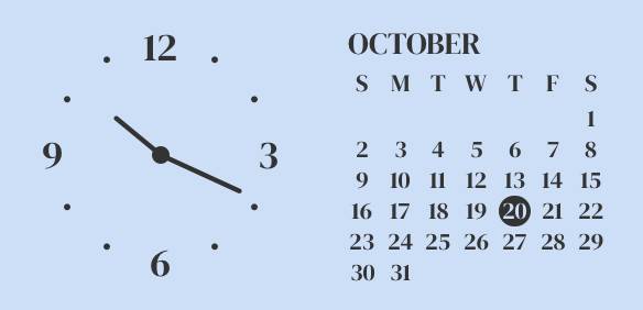 Horloge Idées de widgets[aHhpVHgIWdt7s4WMVeyd]