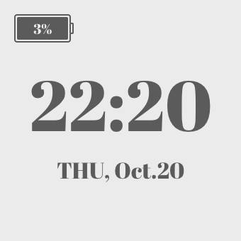 Time Widget ideas[yV5CxL0Isbc1YYWPlB6M]