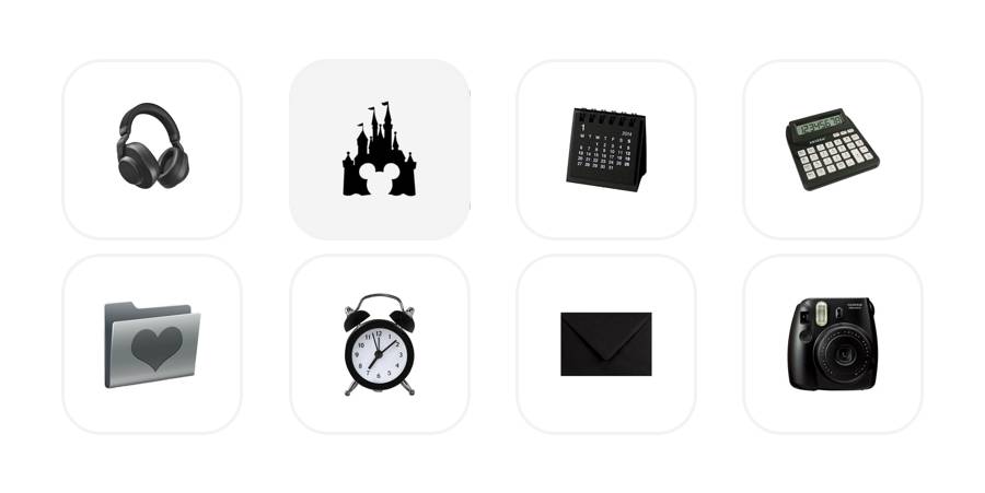 Črna Paket ikon aplikacij[UsK2EqnmKBmJlHVkZKr5]