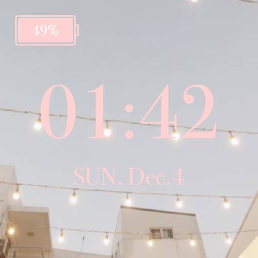 時計&バッテリー Time Widget ideas[9nbAABpRHzeQgwC3MkdS]