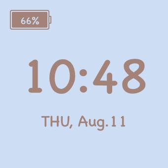 時計 Temps Idées de widgets[lFntuwV0EDgsNI5XovSm]