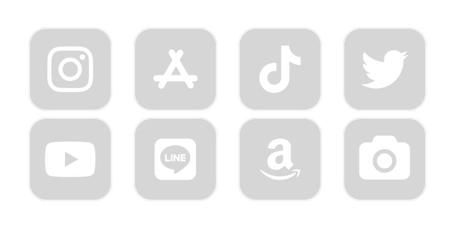 gray App Icon Pack[cjKoMnjcUdYk28ThvcsH]