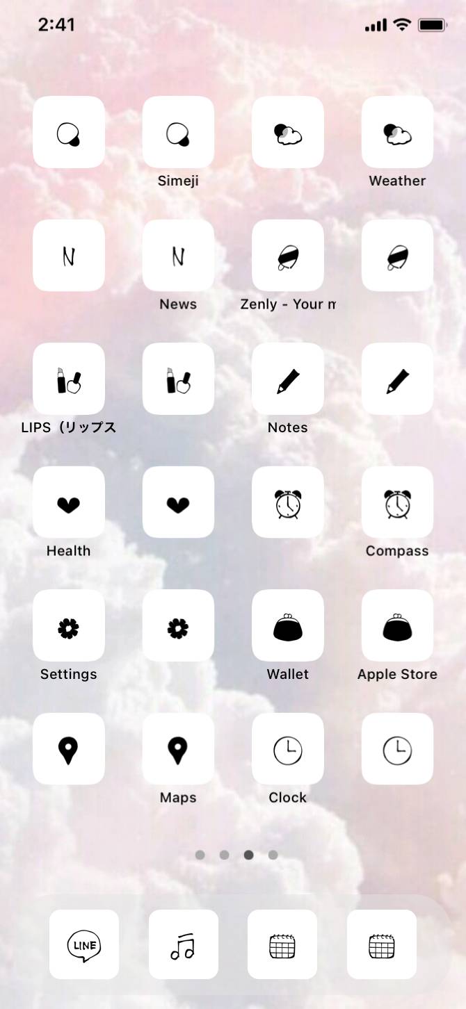 ふわふわHome Screen ideas[mWT14cQxc7Pu2STK2PyO]