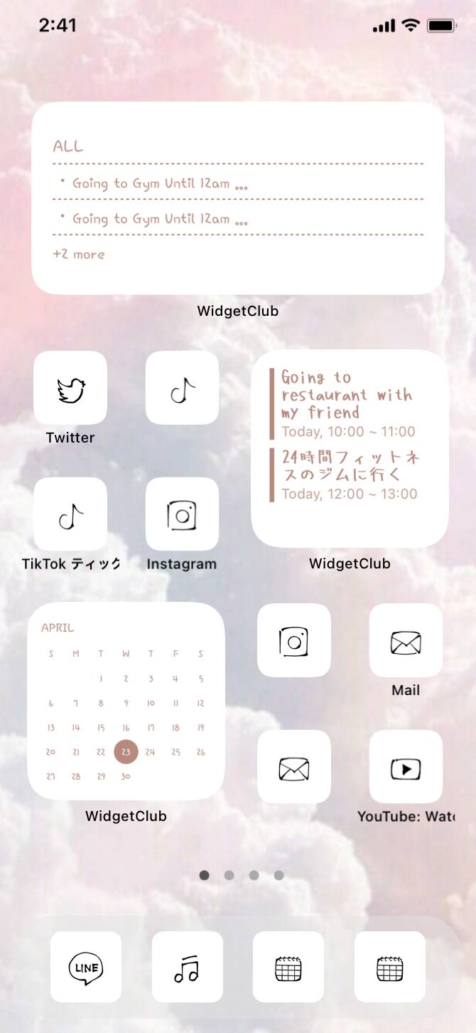 ふわふわHome Screen ideas[mWT14cQxc7Pu2STK2PyO]