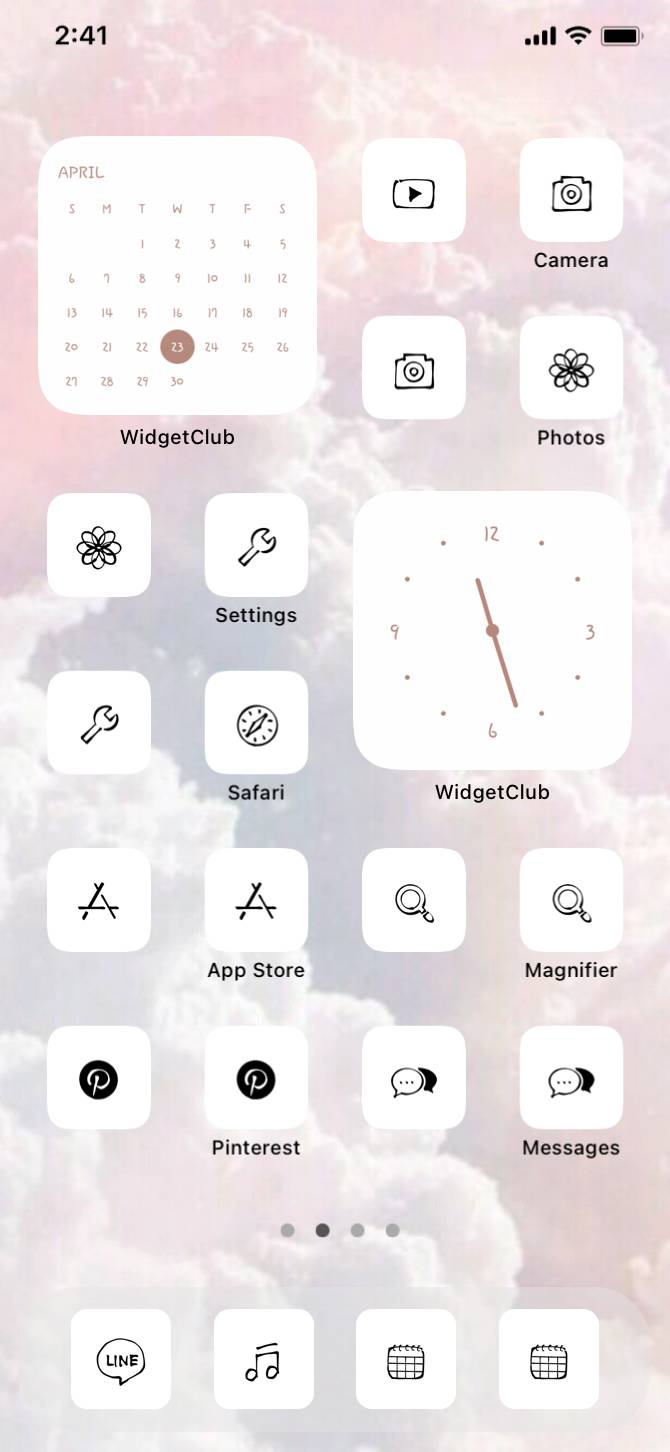 ふわふわHome Screen ideas[mWT14cQxc7Pu2STK2PyO]