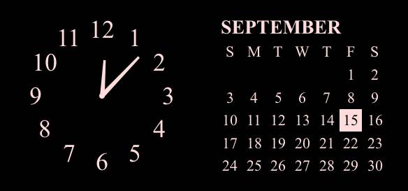 calendario medioHorloge Idées de widgets[LhbOFbZHOcxs4pX2fkpK]