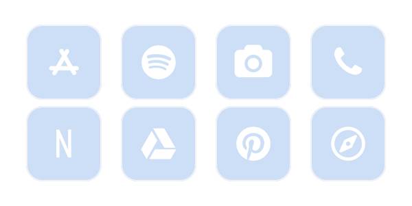 sky blue Пакет с икони на приложения[wYJin5eSYOldwSflrb2U]