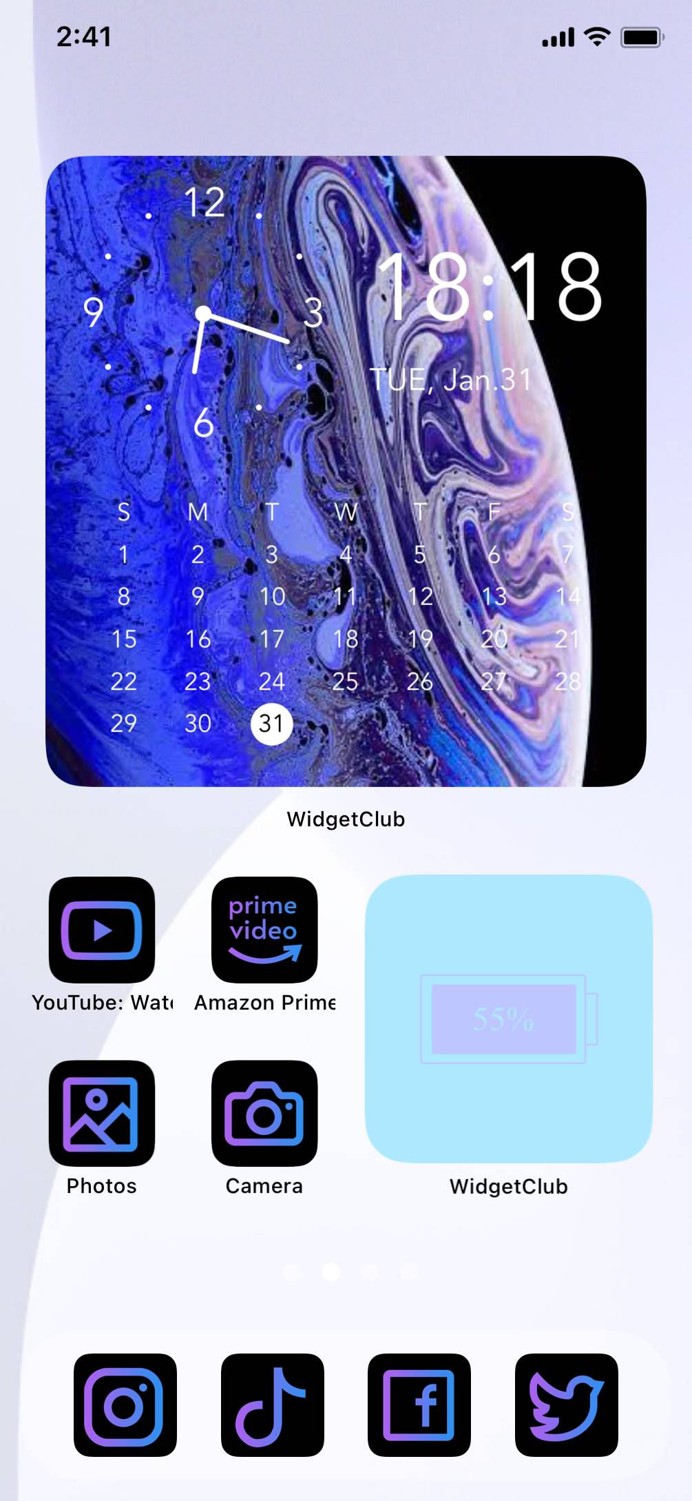 PurpleIdee per la schermata iniziale[Zk65uXuf81AErLUiQA93]