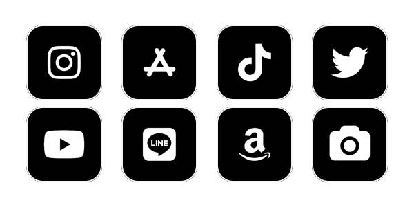 ·̩͙꒰ঌ黒【ゲーム好き】♡໒꒱⟡.·⟡꙳ Paquete de iconos de aplicaciones[PeuzaS4jsN72qSN3xPXY]