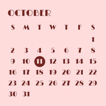 Kalendář Nápady na widgety[jWXI2tDl0657ITUcNz9d]