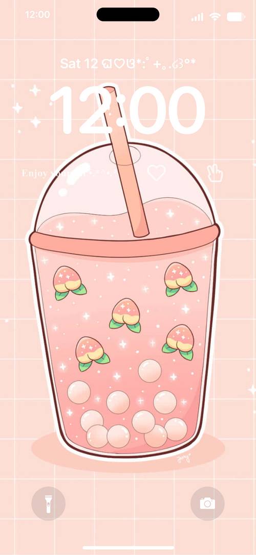 Peach boba LockscreenZaklenjen zaslon[w89j7Wsxg6wtEpOJB46c]