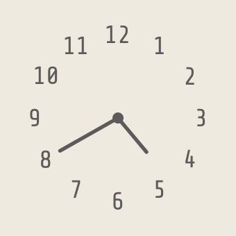 1 Horloge Idées de widgets[VTDHtenDJ2yYMO0KZIzn]