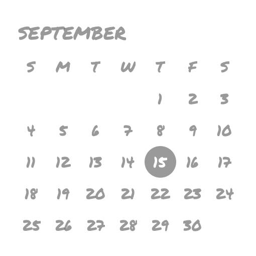 カレンダーCalendario Ideas de widgets[fE2TmK6XUUfWGS8zBItc]