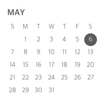 カレンダー Kalendar Idea widget[xh40ZRSbxkPHpKhzc0dG]