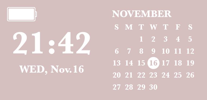 Simple Calendario Ideas de widgets[sAvaemC5Wxj4YkxCNXEh]