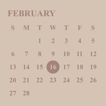 Calendario Ideas de widgets[XMCVpaPW5gQhVmiPKgIF]