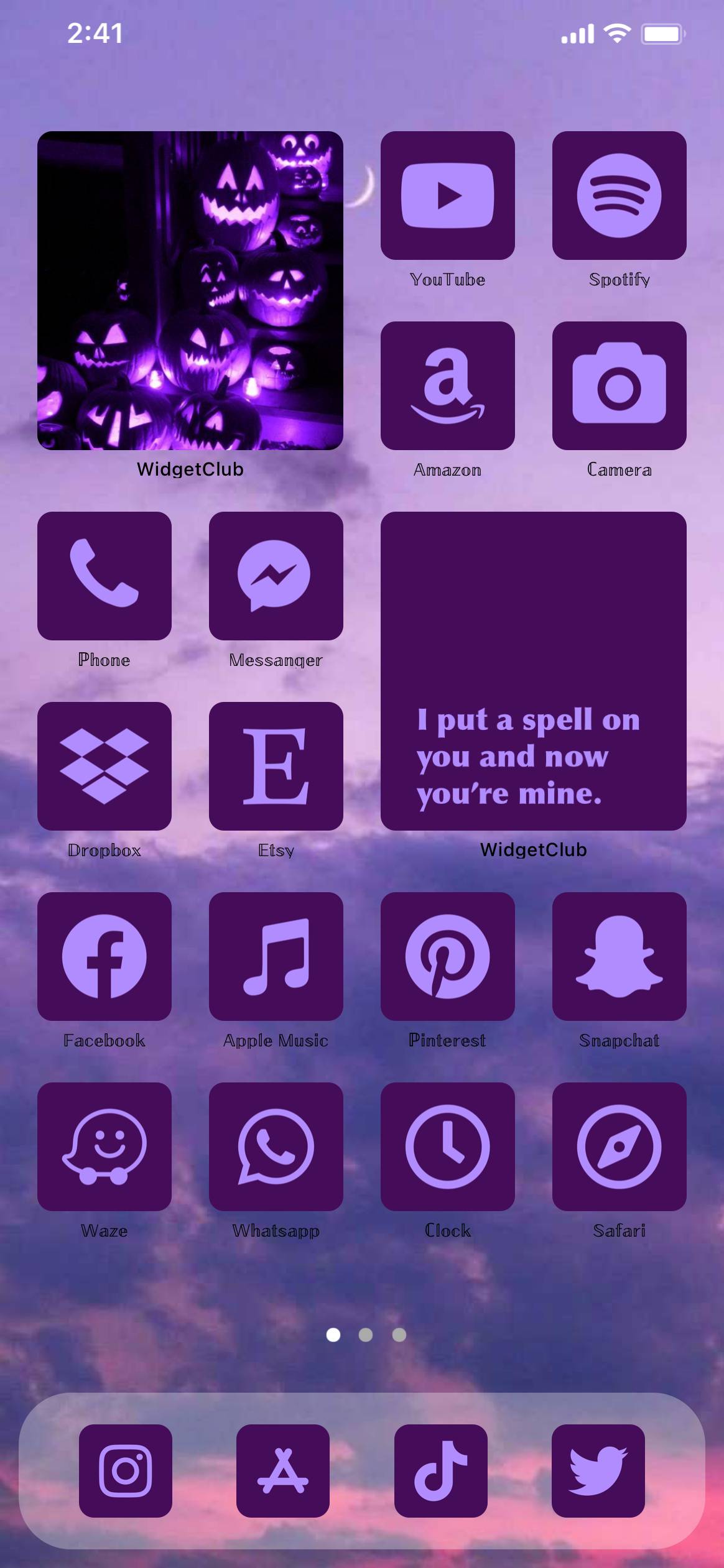 purple aesthetic主屏幕创意[MehuR33qH2S9xlL2M7lf]